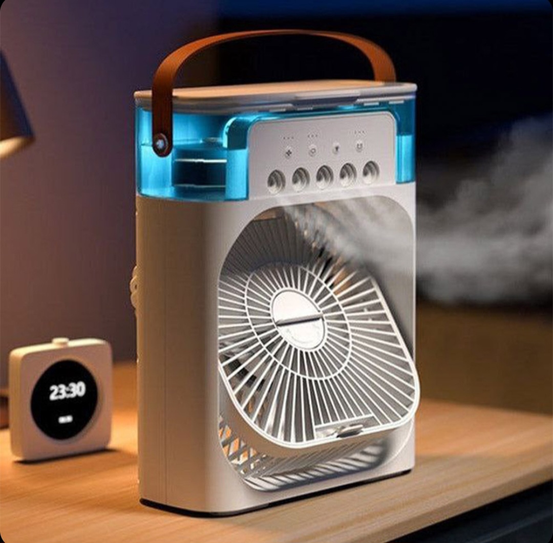 پنکه مه پاش حرفه ای اورجینال مخصوص خودرو Cooler Fan با قابلیت اتصال به USB ماشین و برق شهر ، مدرن ترین و خنک کننده ترین کولر فن قدرتمند خودرو