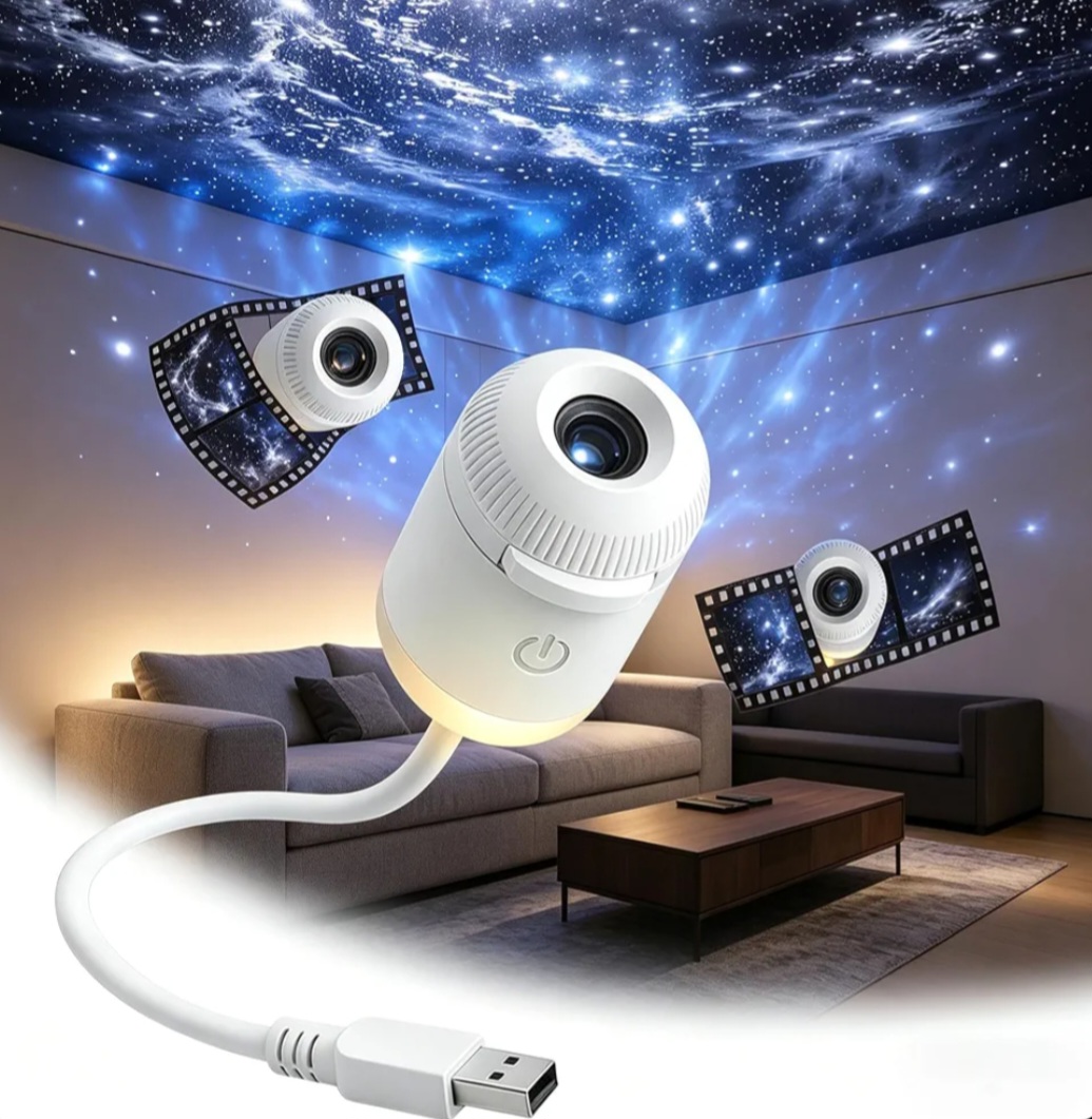 چراغ خواب و پروژکتور کهکشانی Starry Sky Projection Nightlight