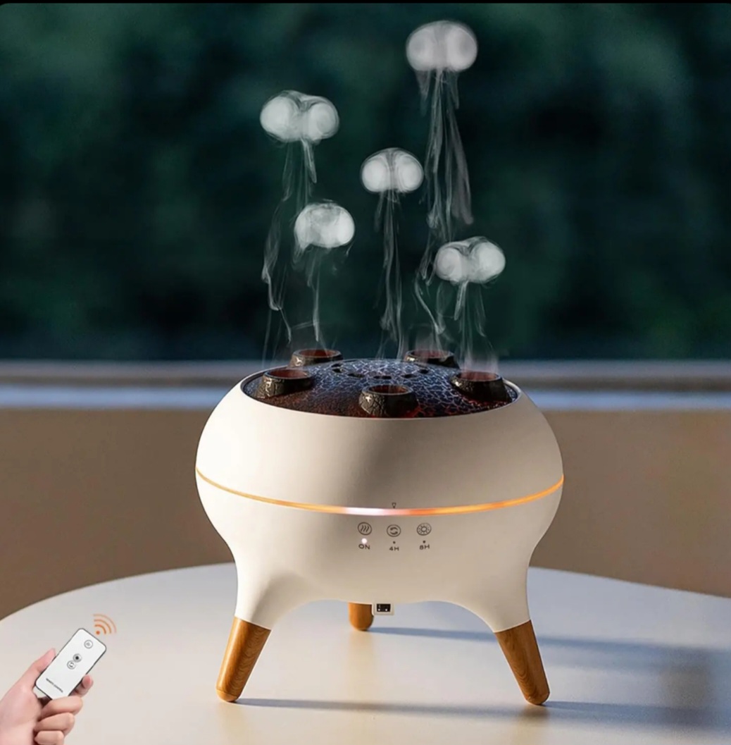 دستگاه رطوبت ساز و آروماتراپی طرح عروس دریایی jellyfish780