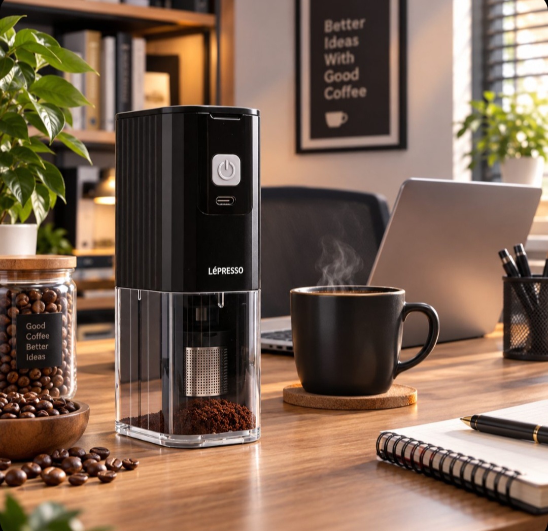 آسیاب قهوه شارژی LePRESSO مدل jetgrind