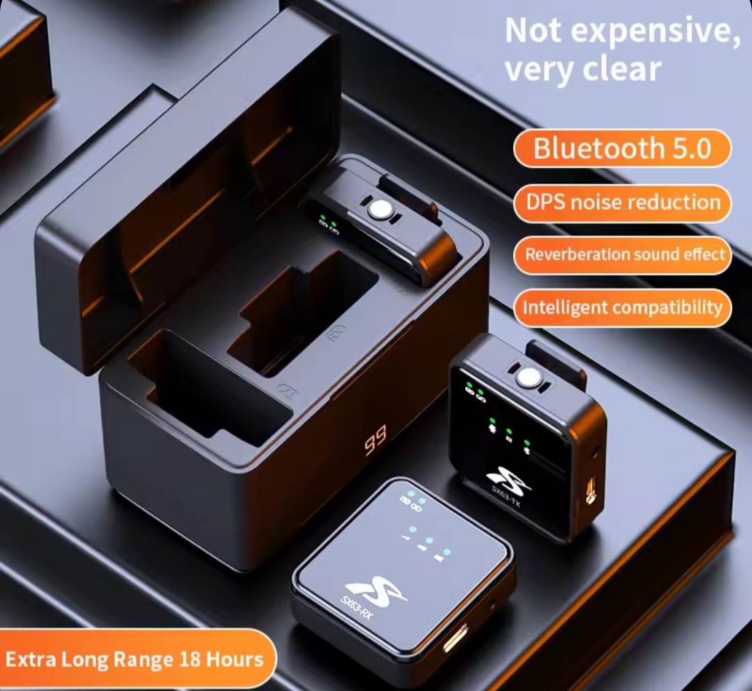 میکروفن یقه ای بی سیم  SX63