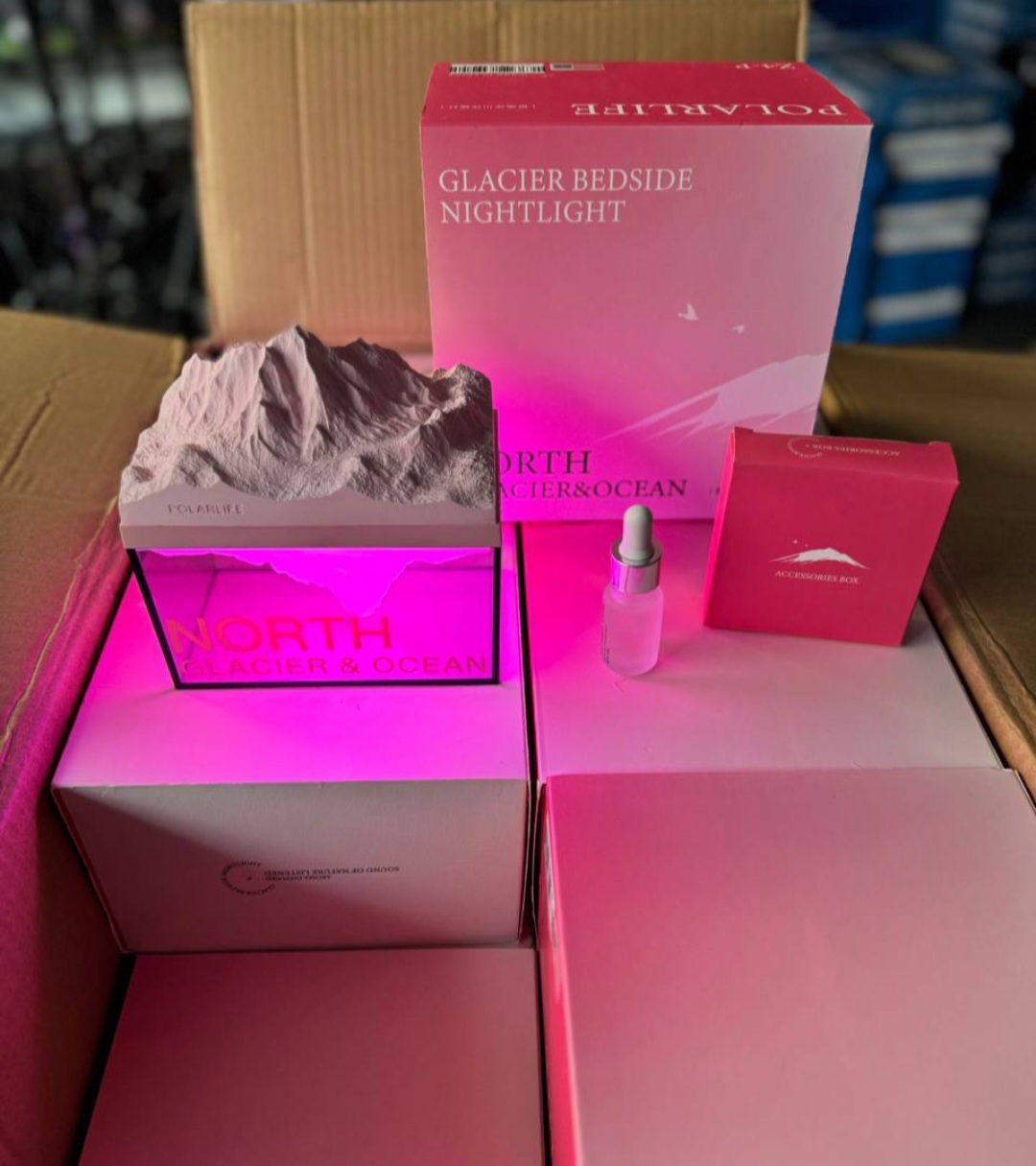 بخور سرد ، چراغ خواب و اسپیکر یخچال قطبی polar Glacier Z4