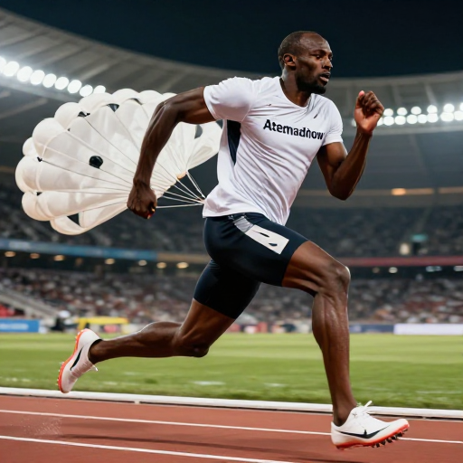 چتر مقاومتی حرفه ای Speed Parachute سایز بزرگ