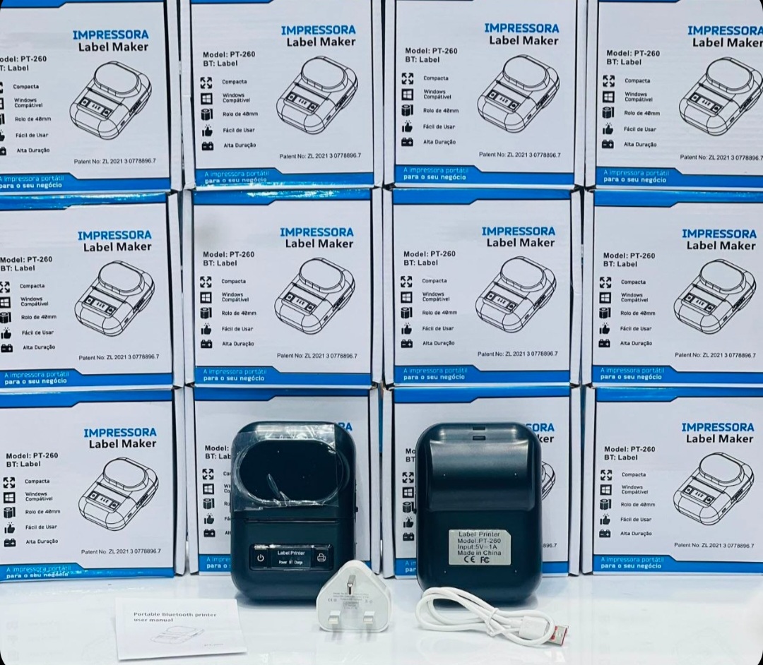 لیبل پرینتر قابل حمل مدل ( PT _ Impressora Label Marker ) 260