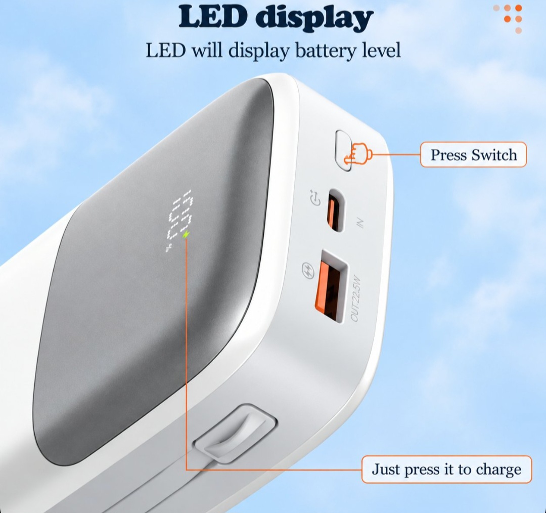 پاور بانک LDNIO مدل PQ20 ظرفیت 20,000 mAh